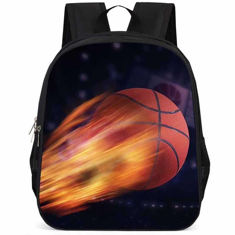 Sac à dos scolaire élégant Basketball 15 pouces Grande capacité Léger Pour Garçons et Filles