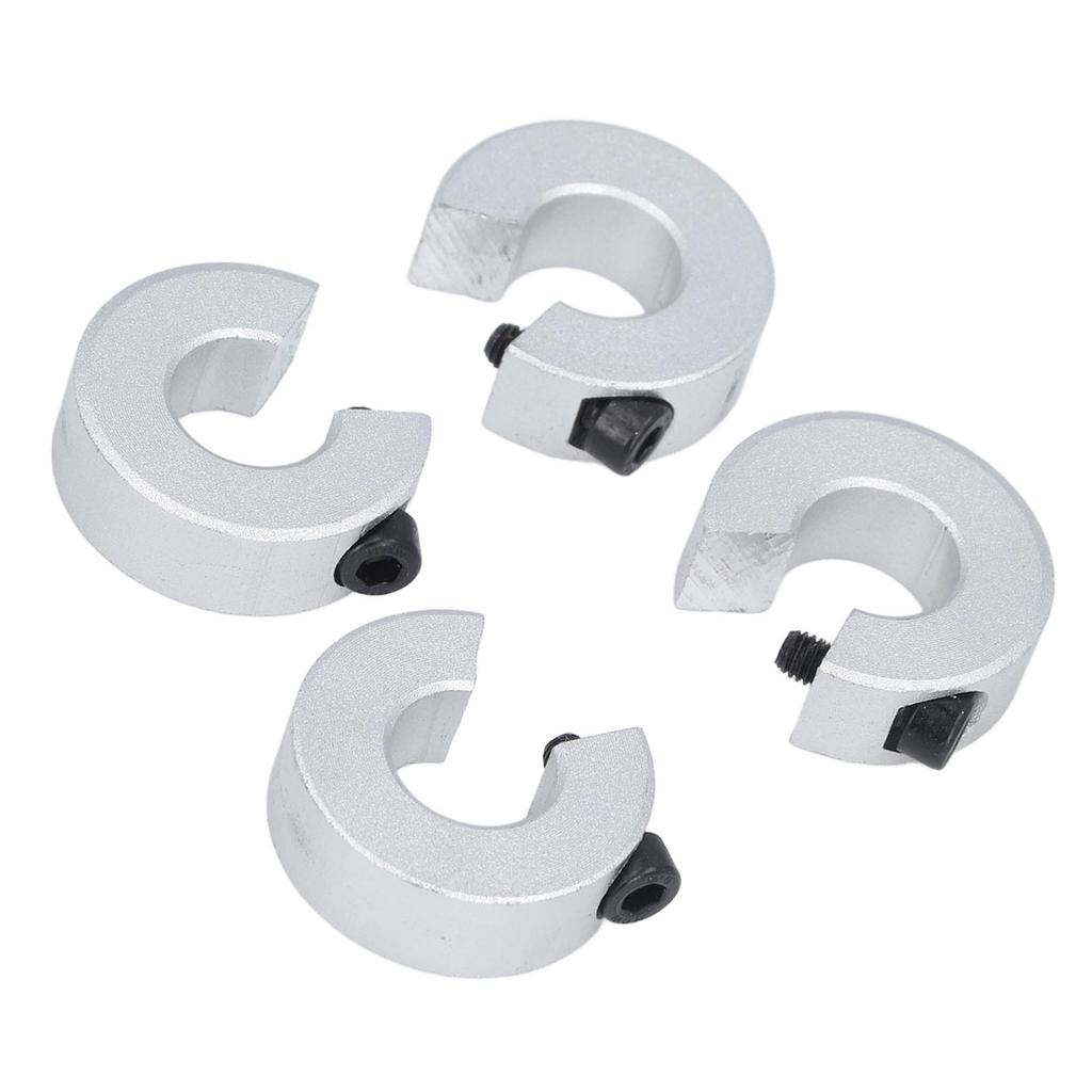 4 stk Lineær Skinne Stoppkrager Aluminiumslegering Klemme På Aksel Begrensningsfester ID 16MM OD 35MM Tykkelse 10MM