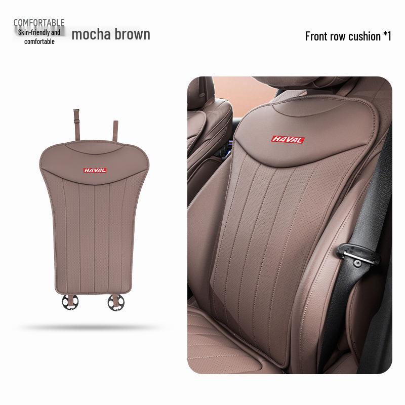 Universal Perforated Car Seat Cushion for Haval Models: H6, Big Dog, Menglong M6, Second Gen Big Dog, H9, Xiaolong, Divine Beast, and H5.