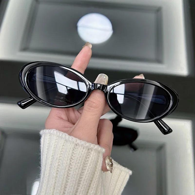 Oval Classic Vintage Sunglasses for Women Men Brand Designer Style Retro Sun Eyeglasses Women Male Fashion Frame Mirror Gradient Oculos De Sol