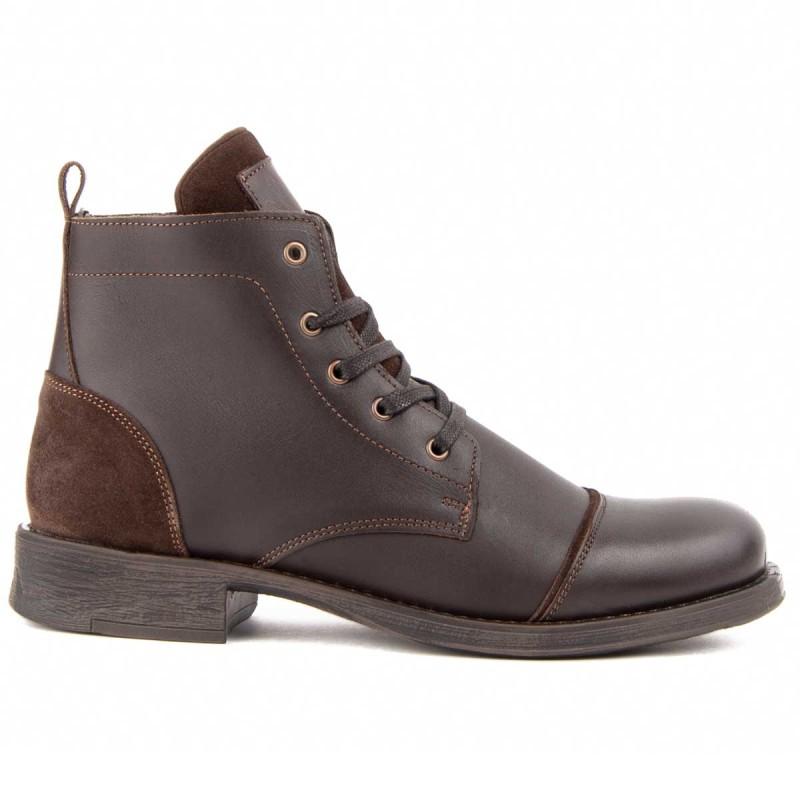 Bota De Piel Para Hombre. Purapiel Bottiel 104917