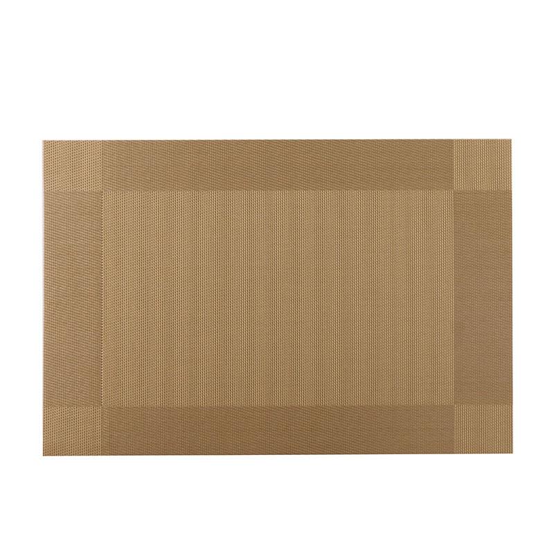 Rectangular PVC Placemat European Waterproof Anti-slip Coasters Dining Table Mats Heat Resistant Pad Cup Coffee Mats Home Decor
