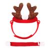 Festive Pet Antler Headband +Scarf Set Dress Up Your Furry Friend! Christmas Photo Props for Dogs and Cats Accessories