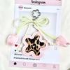 Leopard Print Bag Pendant Braided Rope Braided Rope Keychain Backpack Pendant  For Handbag Decor