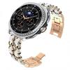 Metall+Leder Armband für Samsung Galaxy Watch 8 Classic 46mm/Ultra 47mm Mode-Armband für Galaxy Watch 8 44mm 40mm Sportband