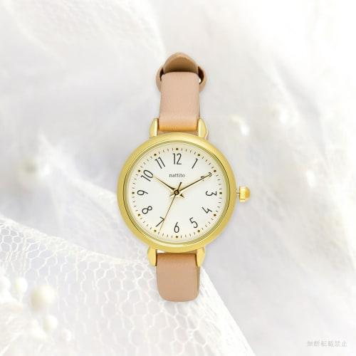 Fieldwork Women's Analog Watch with Leather Strap, Simple and Easy To Read, Pink, Lloyd YM092-2