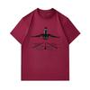 Men's 100% Cotton Crew Neck Short Sleeve T-shirt, Cool Airplane Runway Printed Casual Breathable Tee, Summer Loose Fit Daily Wear Tops for Aviation En