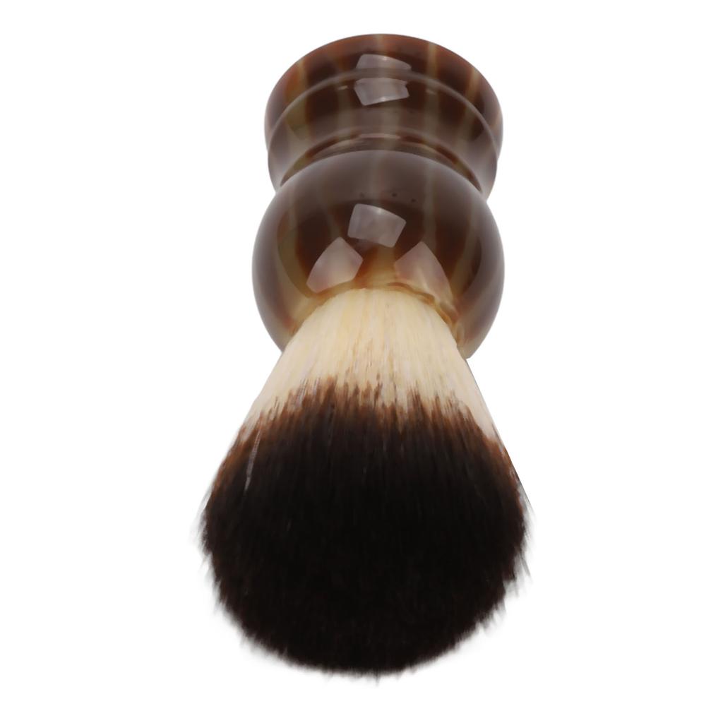 Shaving Brush Fast Dry Easy Cleaning Hair Shaving Brush with Curved Handle Hair Tool for Barber