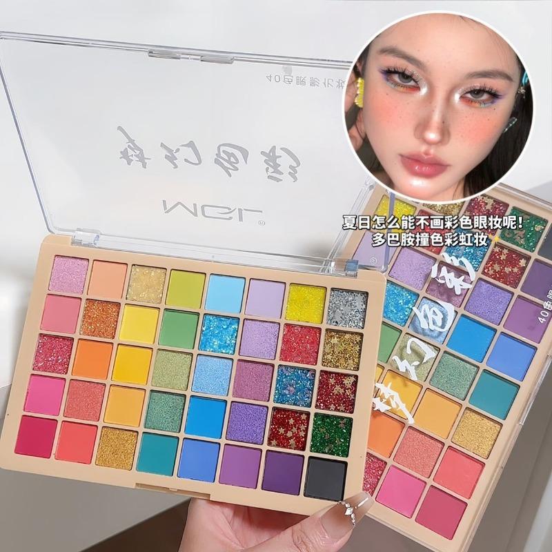 Mgl 40 Color Eyeshadow Palette Macaron Dopamine Stage Performance Makeup Palette