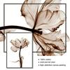 Simple Wall Decor Modern Transparent Flower Canvas Painting Art Print Picture Home Wall Decoration