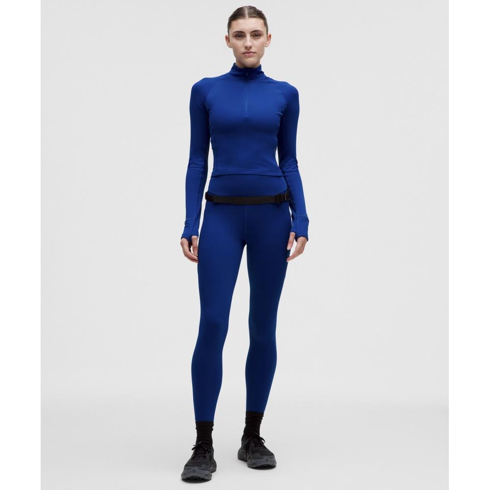 Lululemon It S Rulu Ribbed Cropped Half Zip  Updated riverSide