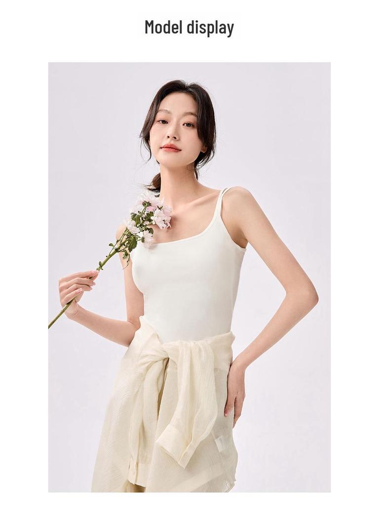 Bezešvá letní vesta bez rukávů s bočním krytím pro ženy