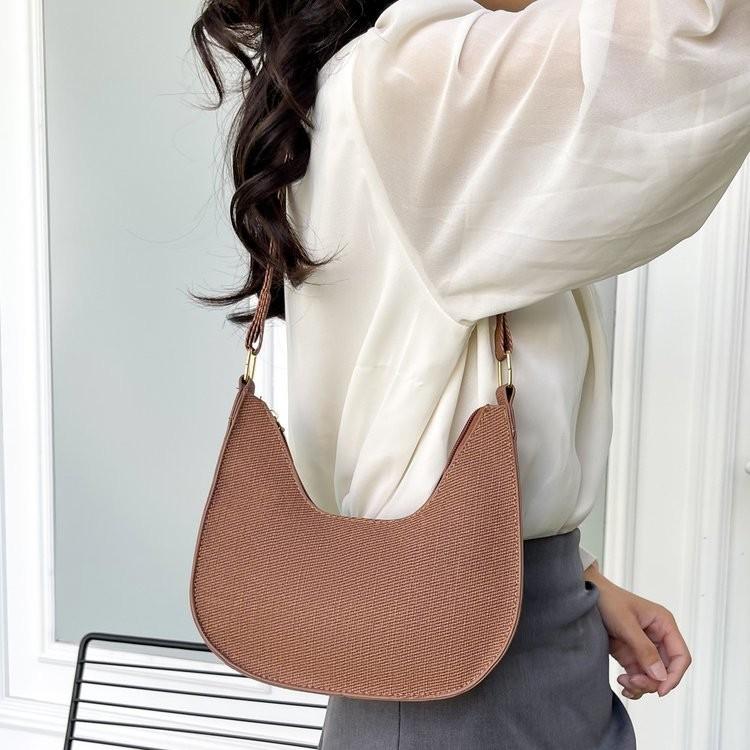 Chic Vintage Blue Small Handbag For Girls Unique Design Soft And Elegant