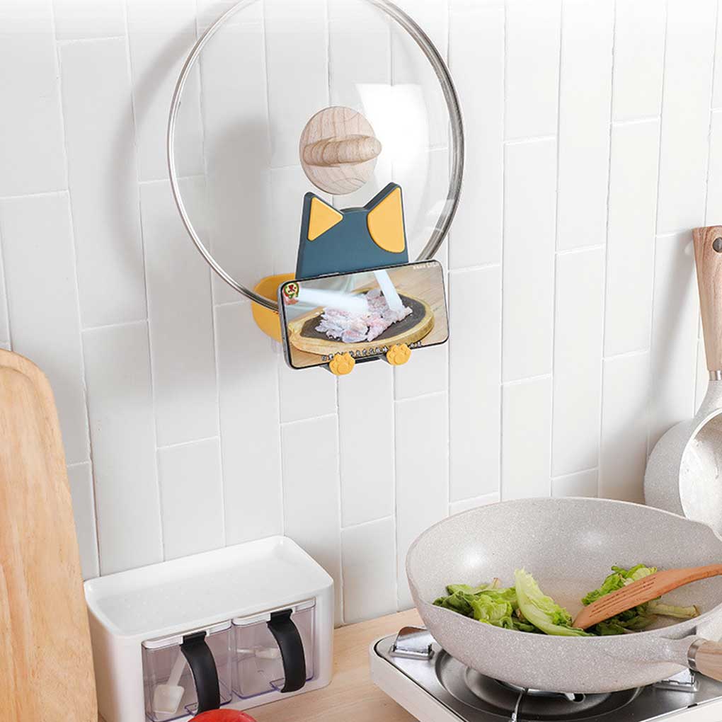 Wall Mounted Pot Lid Holder Kitchen Organizer Heavy Duty Tableware Stand Shelf Organization Kitchenware Storage Rack