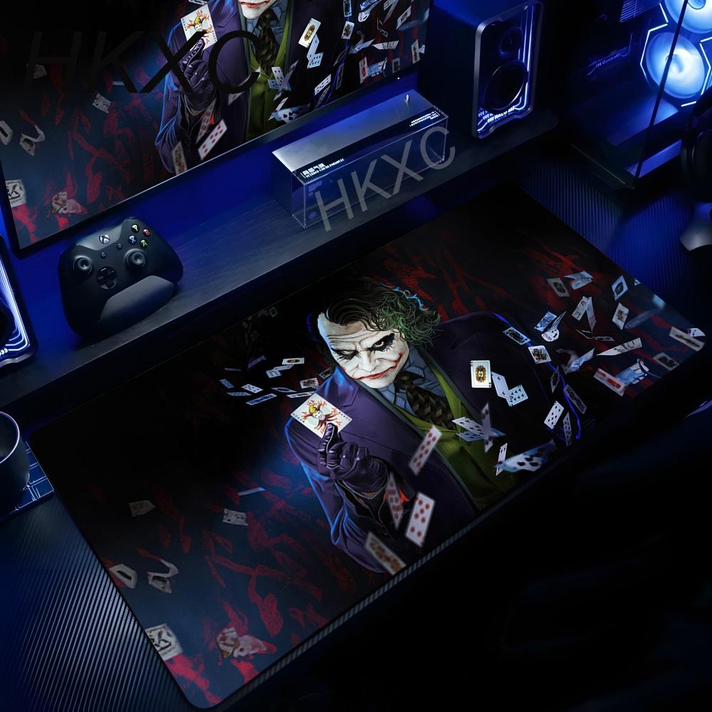 Large MouseMat J-Joker Mouse Pad Keyboard Gaming Abstract Gamer XXL Mause Carpet PC Anti-slip Rubber Deskmat With lock edge