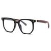 Wood Grain Myopia Glasses For Men and Women Spectacles Anti Blue Light Near Sight Eyewear Diopter -0.5 -0.75 To -6.0
