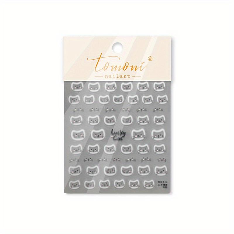 

Nail Art Stickers & Decals, Irregular Print, Single-Use Self-Adhesive for Surfaces, Glitter Embellished, Animal Theme