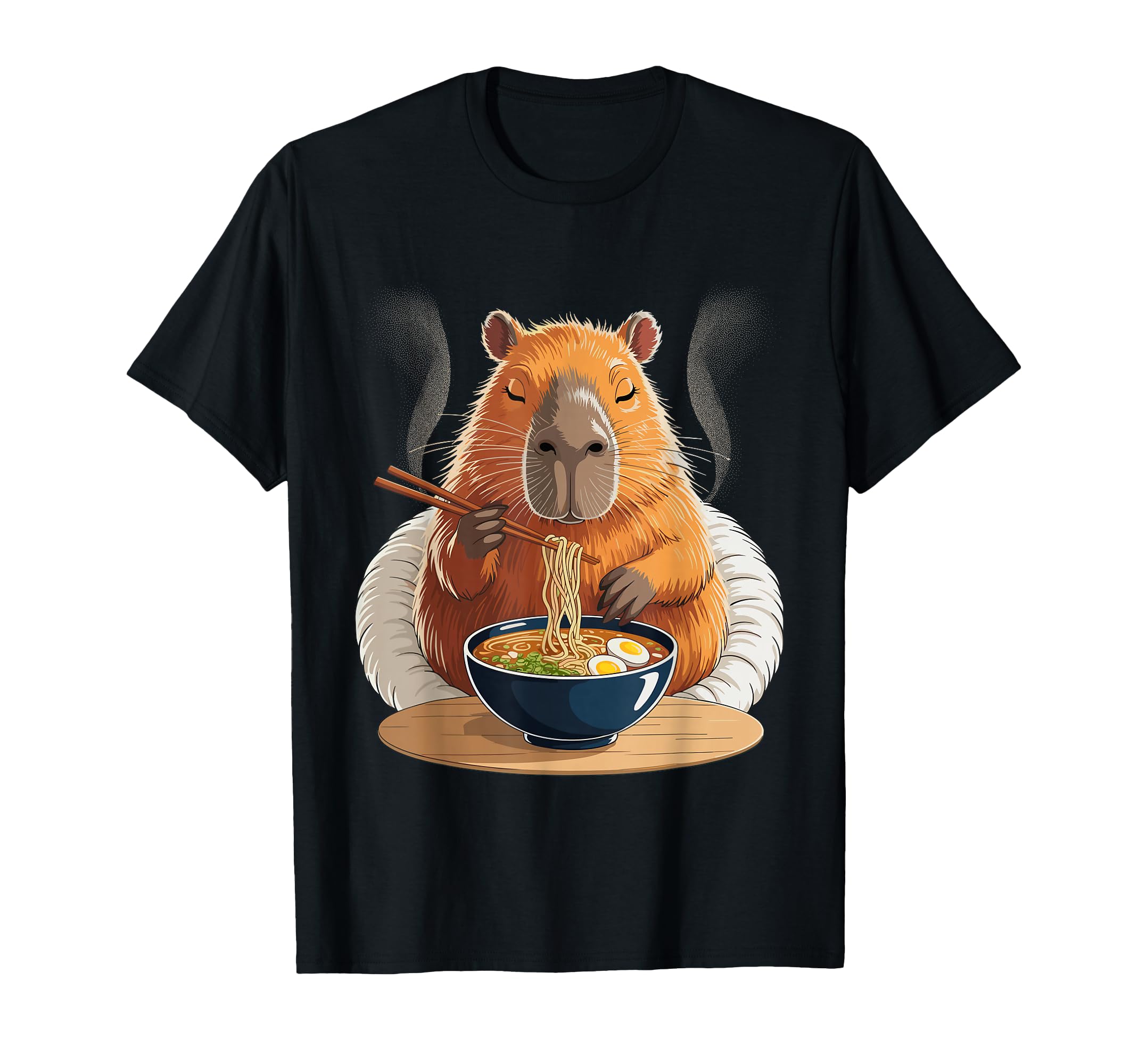 

Capybara-san Ramen Kawaii Pajamas Capybara-san Cosplay Costume T-shirt