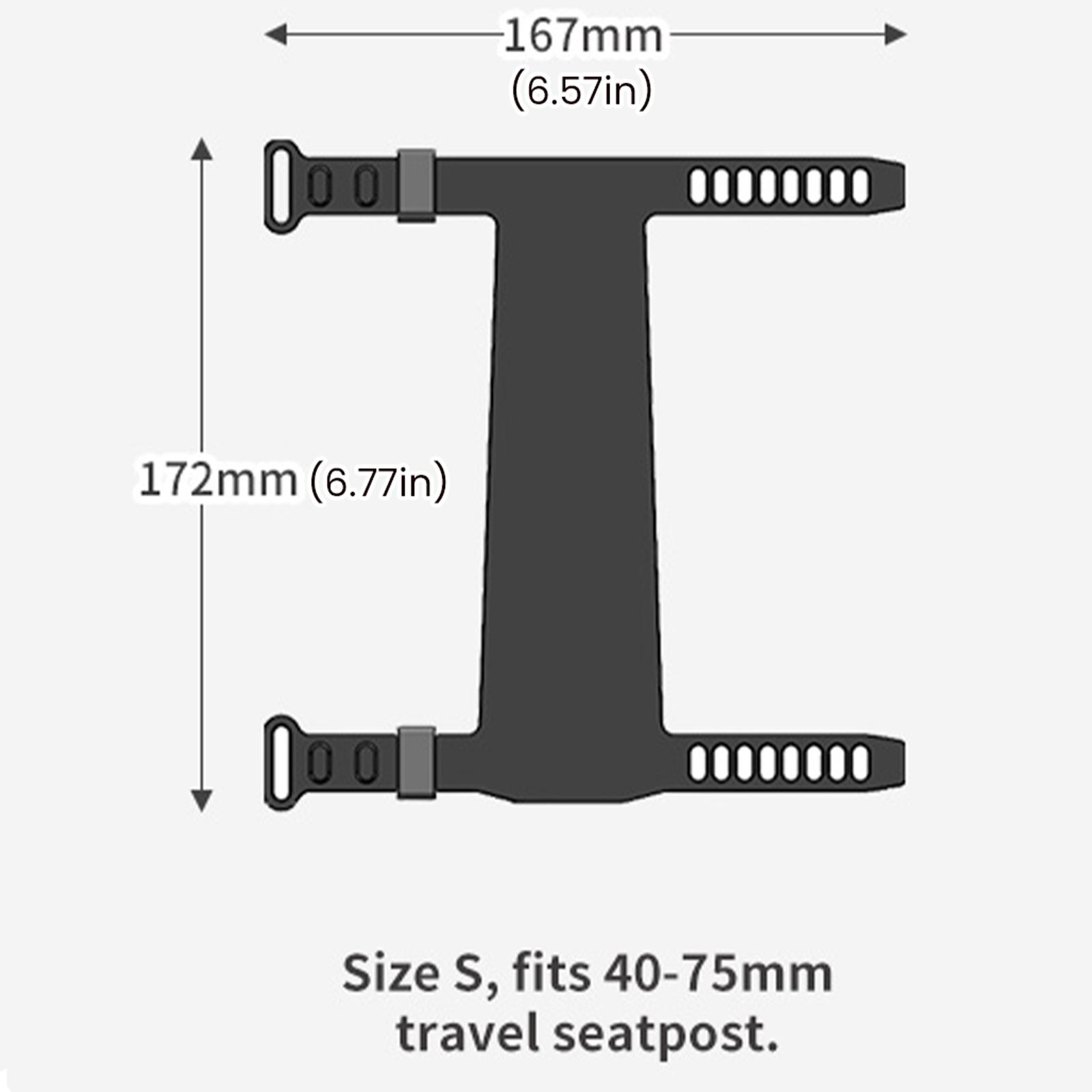 

Tube Protector Adjustable Bicycle Dropper Seatpost Protector Easy To Install Bicycle Seat Tube Mudguard for Bike Debris