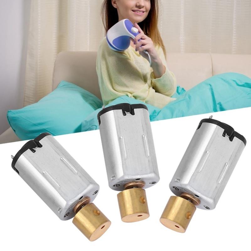 3Pcs High Quality Brass Eccentric Wheel Vibration Motor For Beauty Instrument 1000rpm