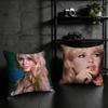 BBrigitte Model BBardot cushion cover Birthday Anniversary Gifts Double Sided Printed Zipper Cushion Cover Soft Skin Bedding