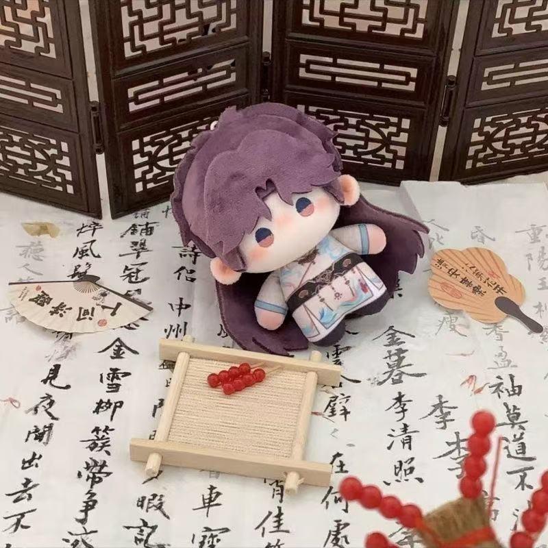 Ancient Hanfu Game Love&Deepspace Doll Keychain Sylus Caleb Rafayel Zayne Xavier Plush Keychains Cartoon Figure Doll Fans Gifts