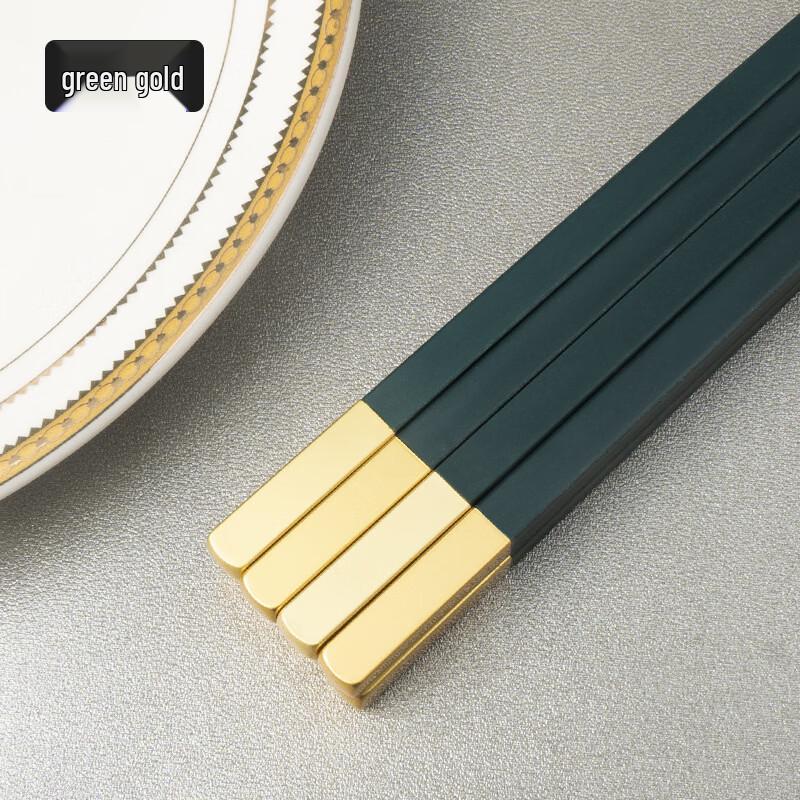 Abay Japanese Style Alloy Chopsticks