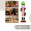 Decorative Nutcracker Christmas Figure Nutcrackers Figures Wood Figurine Ornament For Game Room Fireplace Bedside Kitchen Dining
