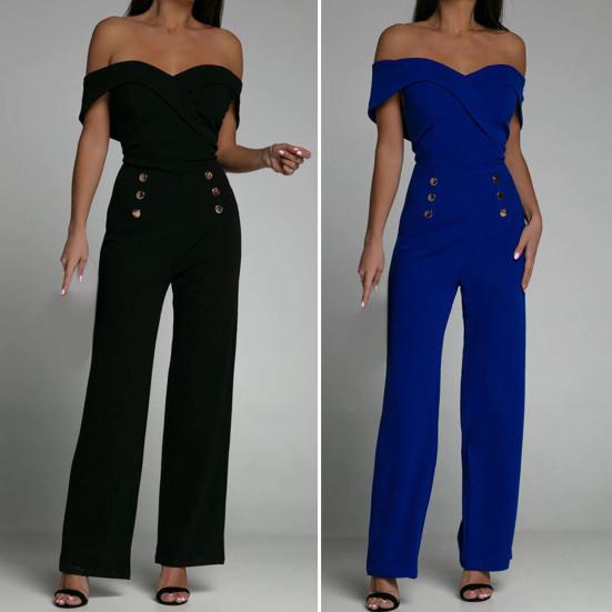 

Женский комбинезон, однотонный, деловой, деловой, из мягкой ткани, в пол, облегающий комбинезон без рукавов с открытыми плечами, женская одежда