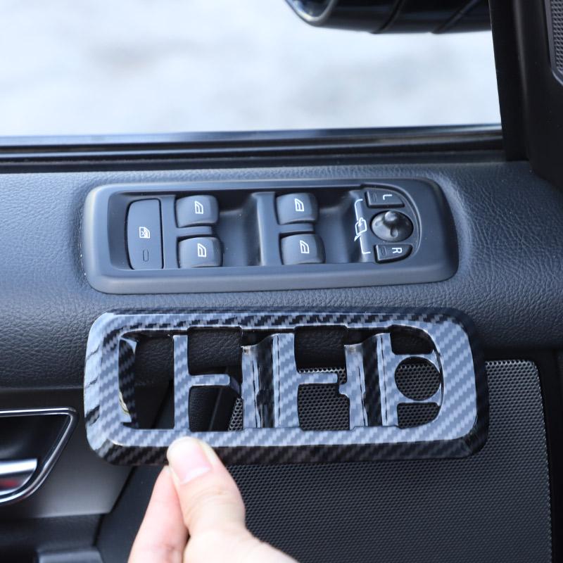 For Land Rover Discovery 4 LR4 2010-16 Window Lift Switch Button Control Panel Frame Cover Trim For Range Rover Sport 2010-2013