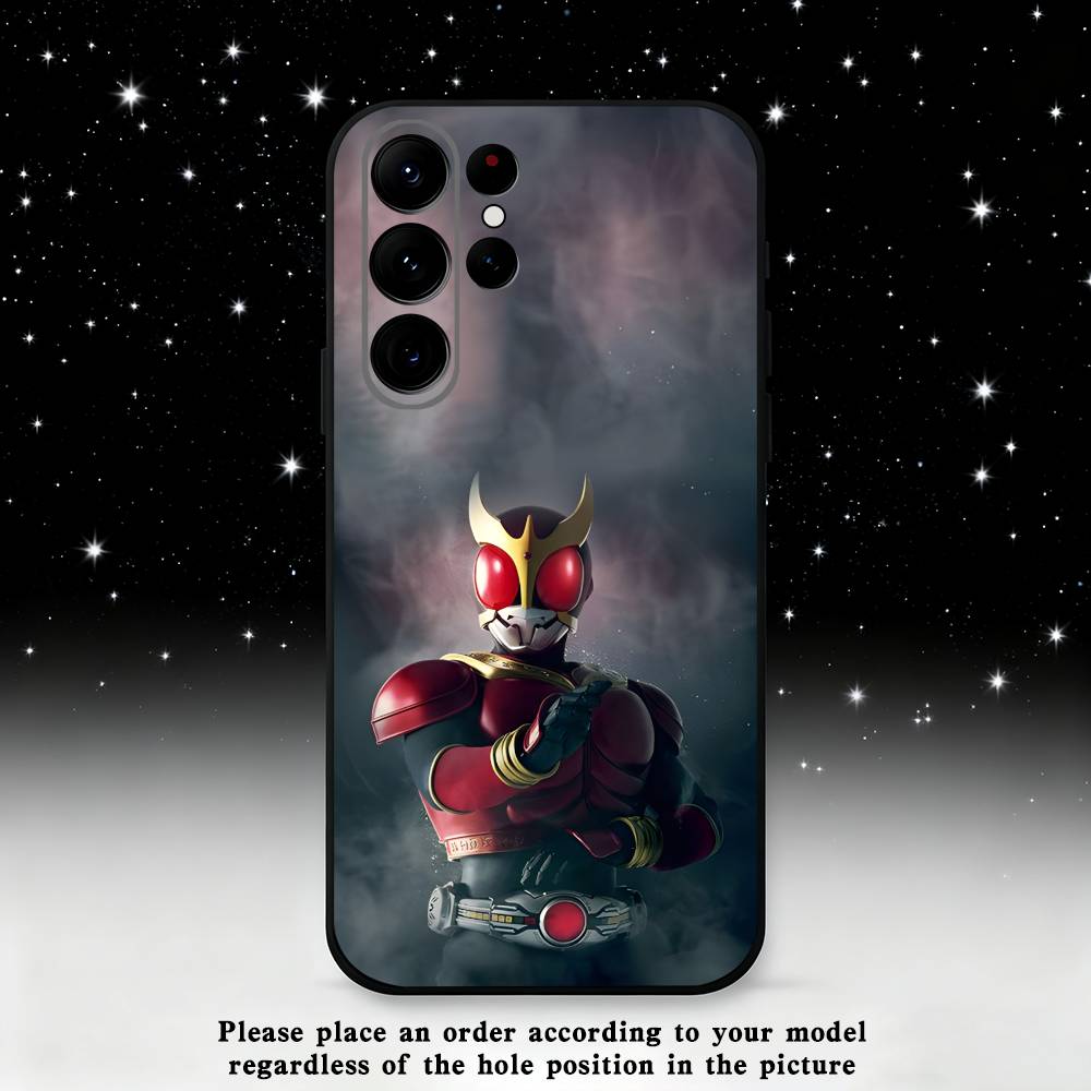 Masked Rider Kamen Rider Phone Case For Samsung S25,S24,S21,S22,S23,S30,Ultra,S20,Plus,Fe,Lite,Note,10,9,5G Black Cover Samsung S205G