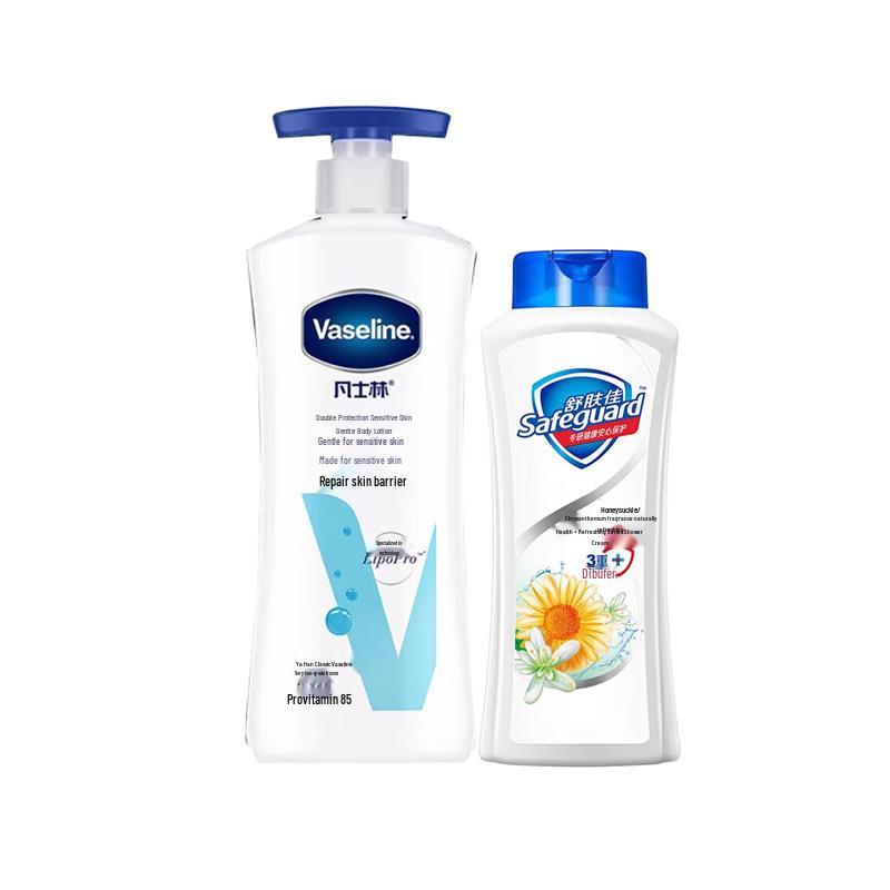 Vaseline Gentle Body Lotion & Shower Gel Bundle