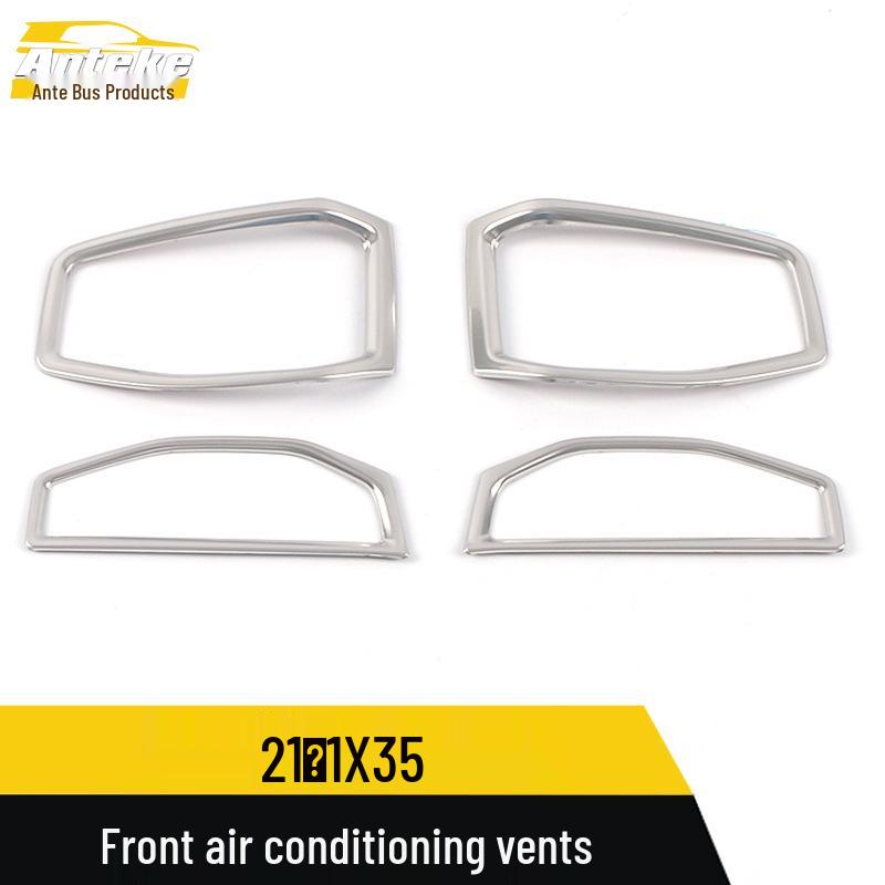 2021 IX35 Front A/C Vent Stainless Steel Trim