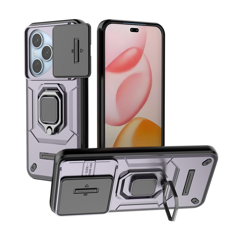 Armor Funda For Honor 400 Lite Honor400 Pro 5G Case Slide Camera Protect Ring Holder Cover For Honor 400 Pro Shockproof Coque