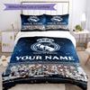 Real Madrid Club Customized Name Bedding Set Perfect for Study room Soft Bedding Home Decor Best for Christmas