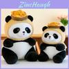 Adorable Hamburger Panda Plush Toy Soft Cute Panda Doll Gift For Birthdays