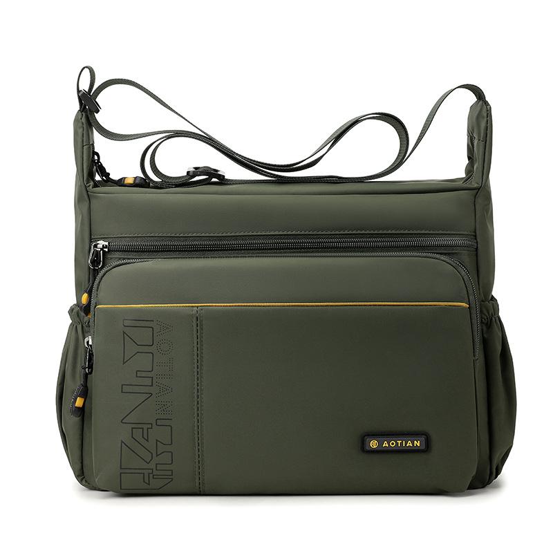 Schultertasche mit großem Fassungsvermögen Oxford-Tasche Herren Outdoor-Reise Umhängetasche