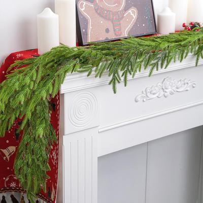 Kiefernnadel Fuchsschwanz Ranke Wandbehang Künstliche Grüne Pflanzen Heimdeko Weihnachten Mall Ausstellungs Ornament