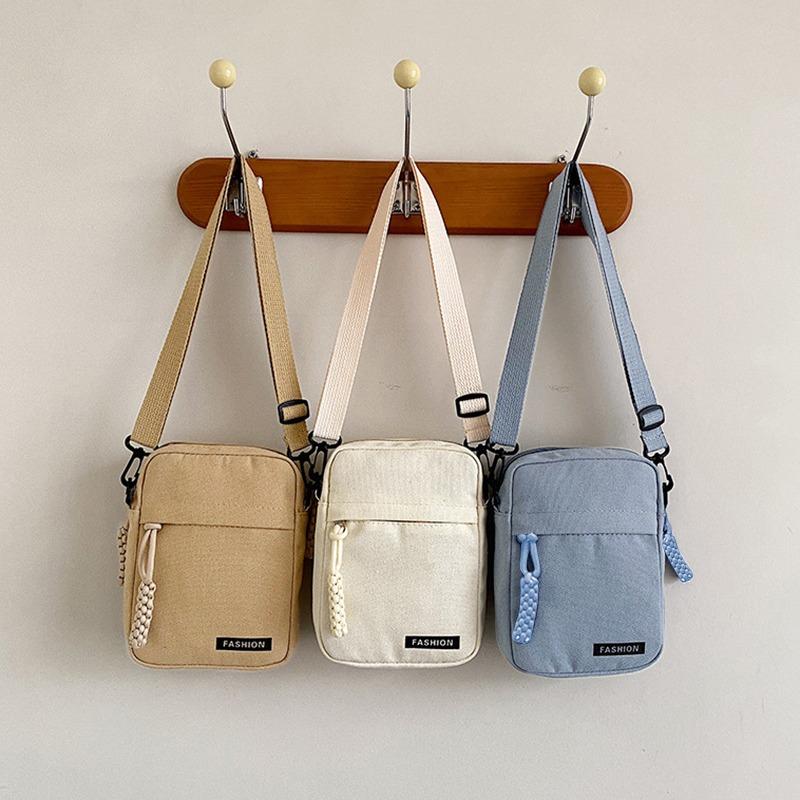 Multi-functional Canvas Crossbody Bag Women's Bag Fashionable Messenger Bag Student Mini Casual Sports Shoulder Bag