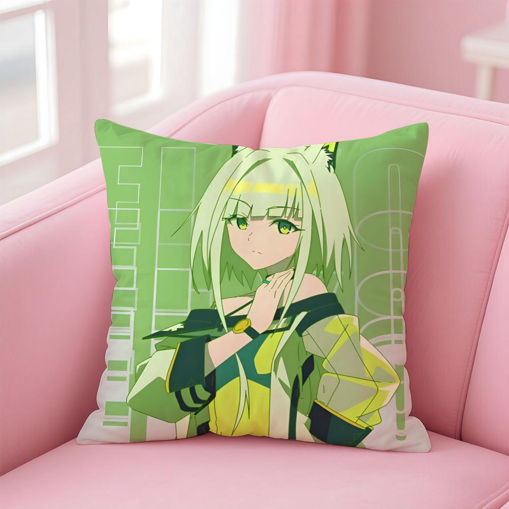 

Trending Arknights Kaltsit 2D Game Cushion Cover Pillowcase Short Plush Invisible zipper Room Sofa Cushion Cover 30X30cm