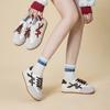 Leather platform Dexun shoes, new casual board shoes, Korean comfortable outdoor sports shoes