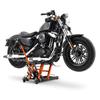 Moto Pont elevateur ciseaux ConStands Mid-lift L Pont hydraulique pour Chopper 680kg orange