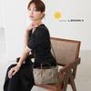 [Legato Largo] Mini-Umhängetasche Einfache Umhängetasche LH-L0005 Damen Braun/Braun BR/BR