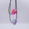 Sweet Heart Pendant Necklace Silver Heart Necklace Fashion Jewelry Women Y2K Gradient Heart Choker Fashion Decoration