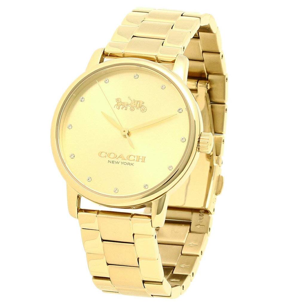 Damen Grand 24mm Quarz COACH Gelbgold 36MM 14502927 [Coach] [Artikel]