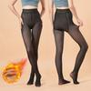 Collants Épais Femmes Collants Transparents Doublés Polaire Sexy Noir Femmes Hiver Chaud Bas Taille Haute Pantalon Chaussette Streetwear