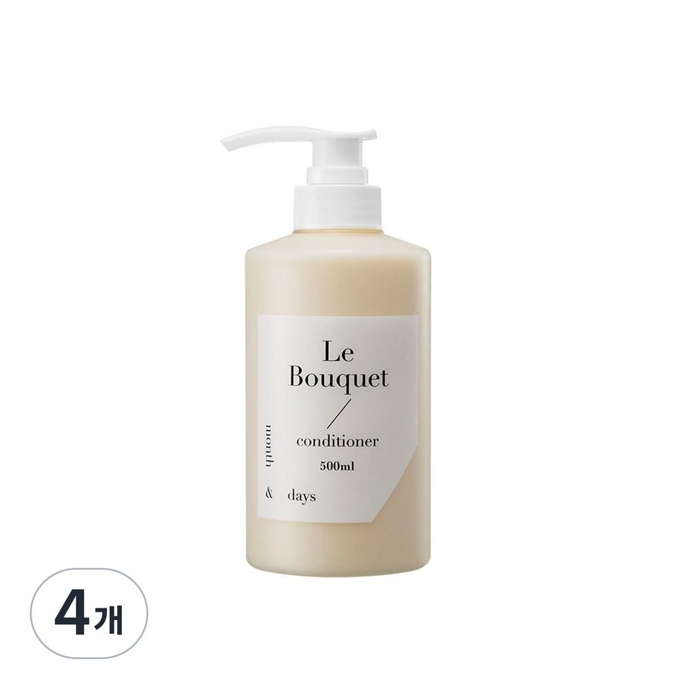 Month & Days Le Bouquet Conditioner 500ml 4 pcs