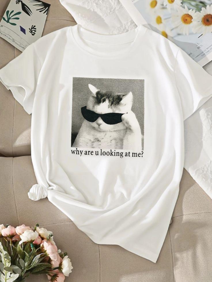 New Popular Funny T-Shirt White Cotton Full Size Unisex Unisex T-Shirt S