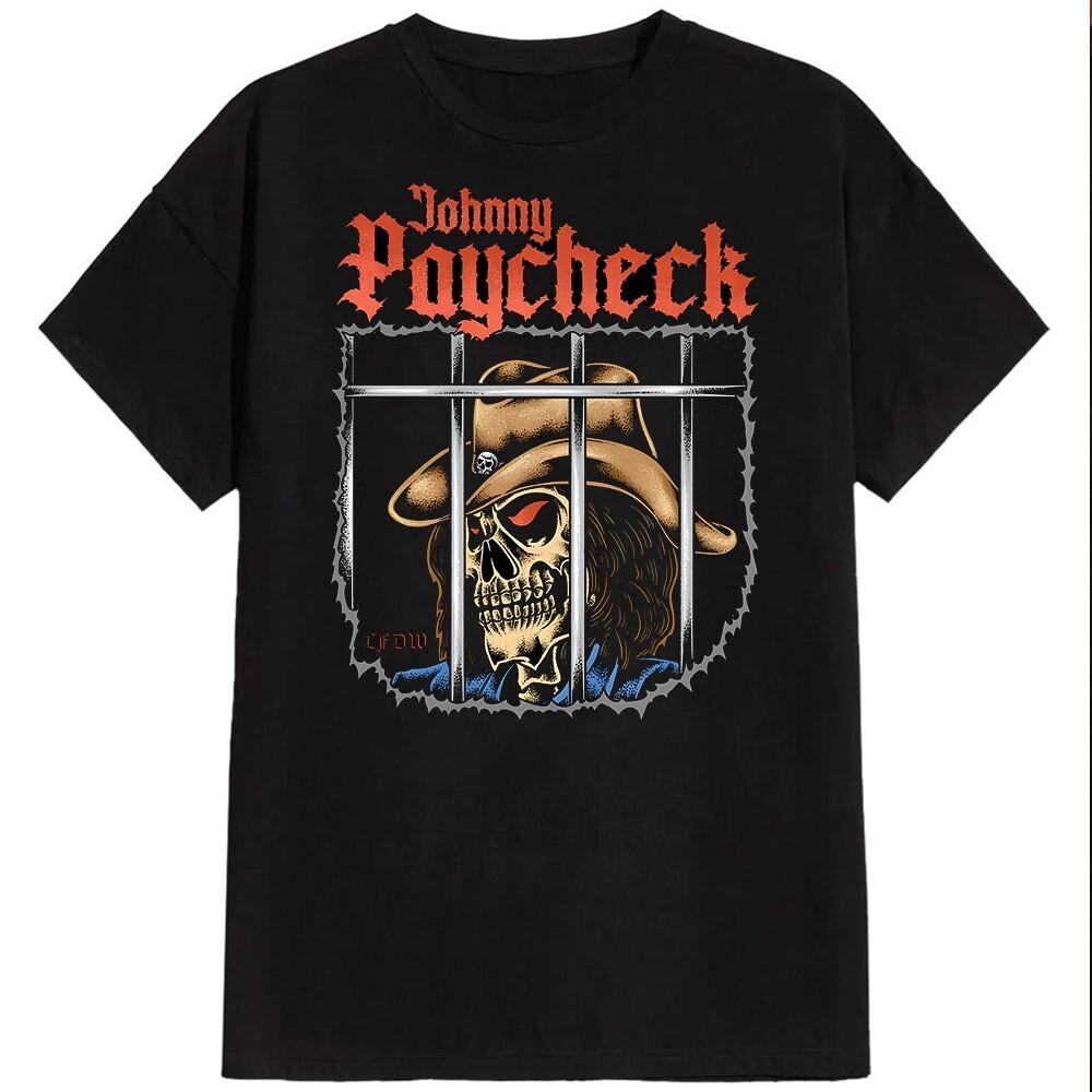 New Johnny Paycheck Unisex Unisex All Size 9D820 S разноцветный