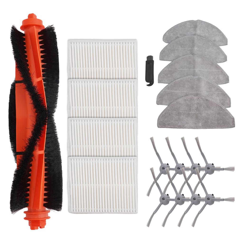 1 Set For Lubluelu For L20 For Honiture V8 Pro Robot Vacuum Cleaner Parts Main Side Brush Filter Mop Cloth Vacuum Cleaner Kits